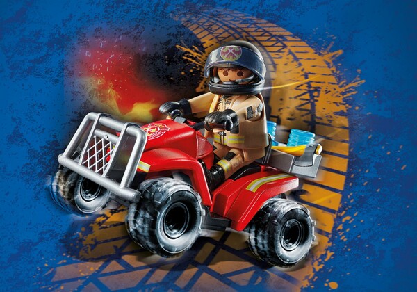 Playmobil Playmobil 71090 Pompier et quad 4008789710901