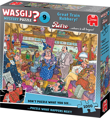 Jumbo Casse-tête 1000 Wasgij Retro Mystery #09 Super cambriolage 8721017602835
