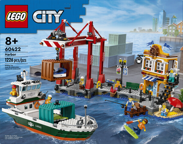 LEGO LEGO 60422 Le port maritime et le navire de marchandises 673419390194