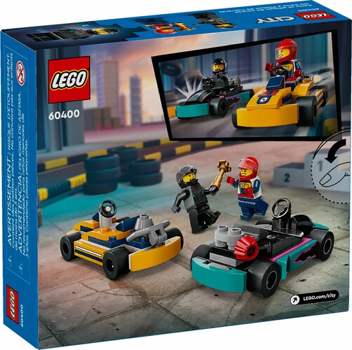 LEGO LEGO 60400 Les karts et les pilotes de course 673419386814