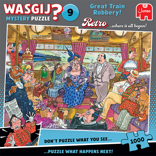 Jumbo Casse-tête 1000 Wasgij Retro Mystery #09 Super cambriolage 8721017602835