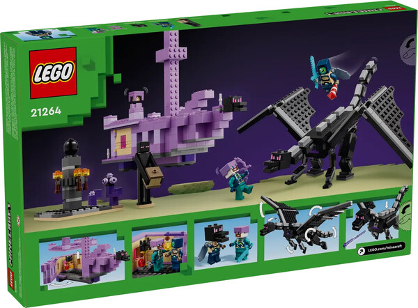 LEGO LEGO 21264 Minecraft Le dragon de l’Ender et le navire de l’End 673419388580