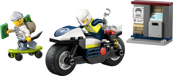 LEGO LEGO 60455 La course-poursuite en moto de police 673419403566