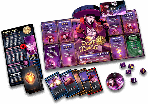 Lucky Duck Games Dice Throne (fr) Saison 2 - 03 Pirate maudite contre Artificier 787790605799