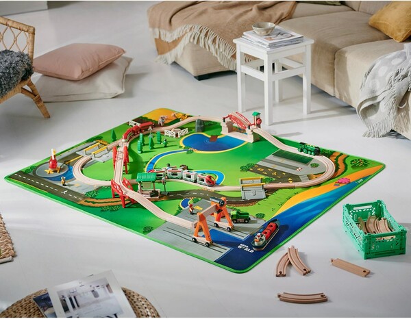 Brio Train Brio Train en bois Tapis de jeux World 33994 7312350339949