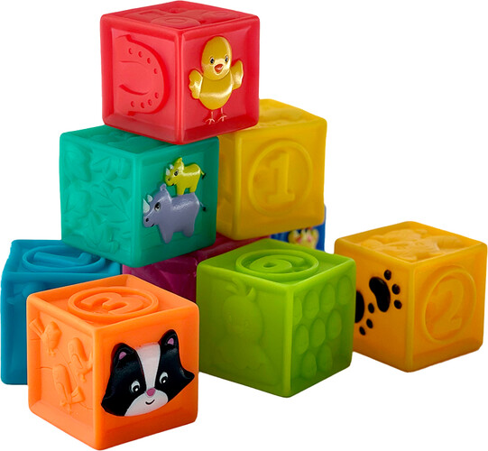 Pakö Blocs souples colorés 9 pièces 629270810326