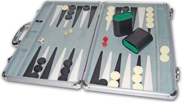 Cardinal Backgammon / jacquet de luxe valise de métal (fr/en) 047754614701