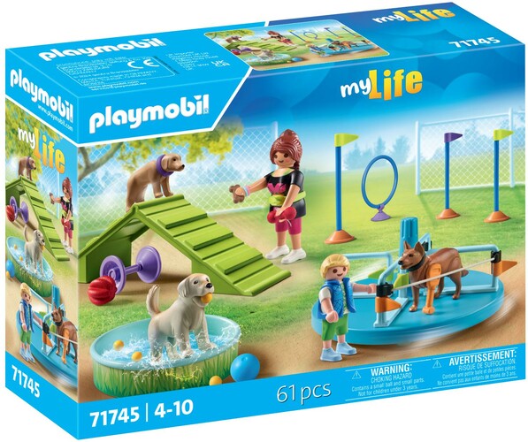 Playmobil Playmobil 71745 Aire de jeux pour chiens, enfant et éducatrice 4008789717450