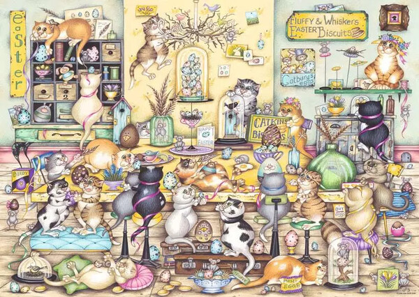 Ravensburger casse-tête Casse-tête 1000 Crazyat's Easter Eggstravaganza 4005555017554