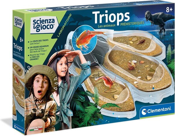Clementoni Science & jeu: Triops-animaux préhistoriques (fr) 8005125525652