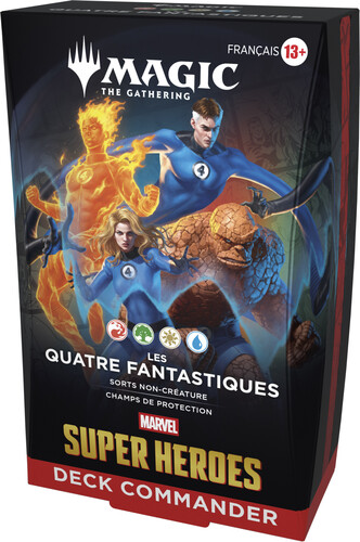 Wizards of the Coast MTG Marvel super heroes - commander deck Fantastic four (francais) MTG
