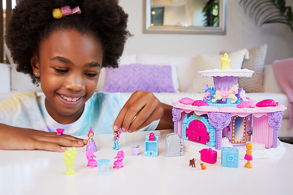 Mattel Polly Pocket - Gâteau de fête à compte à rebours 887961980738