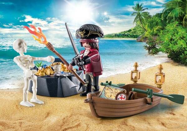 Playmobil Playmobil 71254 Starter Pack Pirate et barque 4008789712547