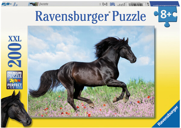 Ravensburger Casse-tête 200 XXL étalon noir, cheval 4005556128037