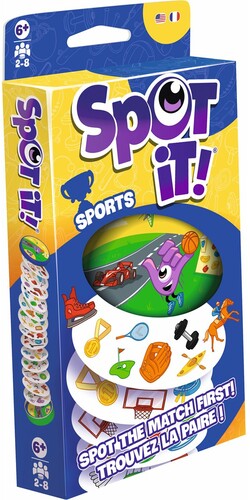 Zygomatic Spot it! / dobble (fr/en) Sports (Blister-Eco) 3558387000252