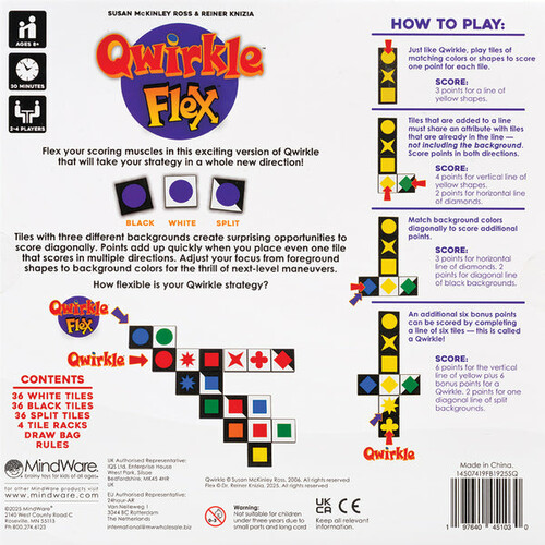 MindWare, Inc. Qwirkle FLEX 197640451030