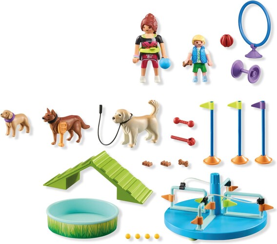 Playmobil Playmobil 71745 Aire de jeux pour chiens, enfant et éducatrice 4008789717450