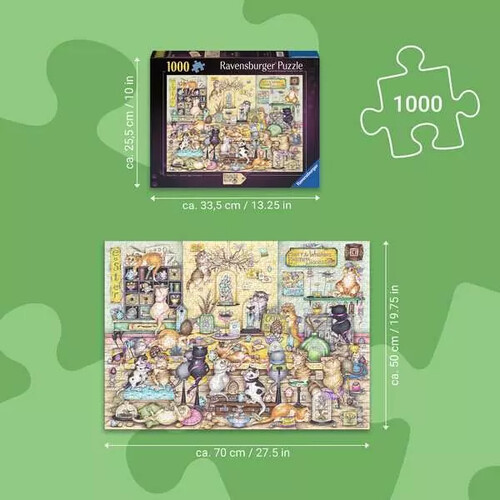 Ravensburger casse-tête Casse-tête 1000 Crazyat's Easter Eggstravaganza 4005555017554