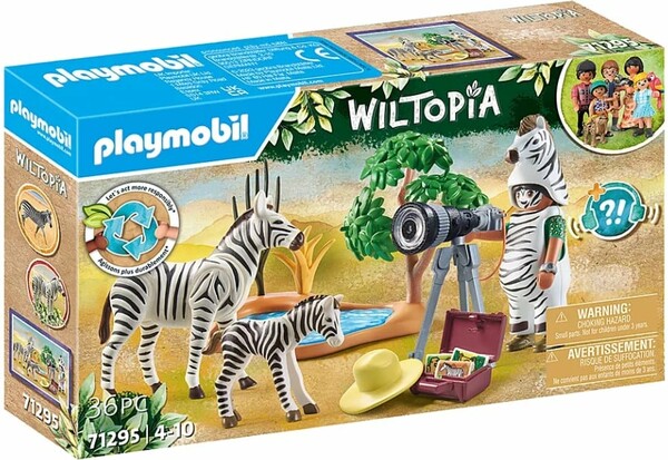 Playmobil Playmobil 71295 Wiltopia - Photographe animalier 4008789712950
