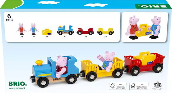 Brio Train Brio Train en bois Peppa Pig 7312350361278