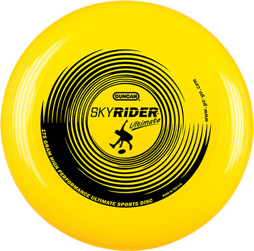 Duncan Disque Ultimate 175g Sky Rider jaune *
