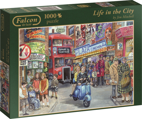Falcon de luxe Casse-tête 1000 la vie en ville, Royaume-Uni 8710126110904