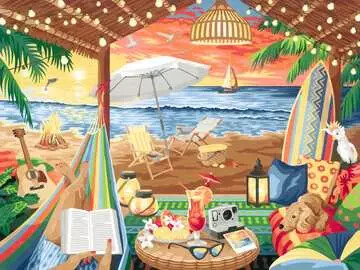 Ravensburger CreArt Peinture à numéro CreART Coucher de soleil sur la plage 4005556202768