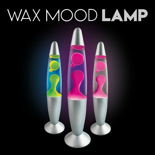 Lampe Wax Mood Eau bleue - Cire jaune 16po 