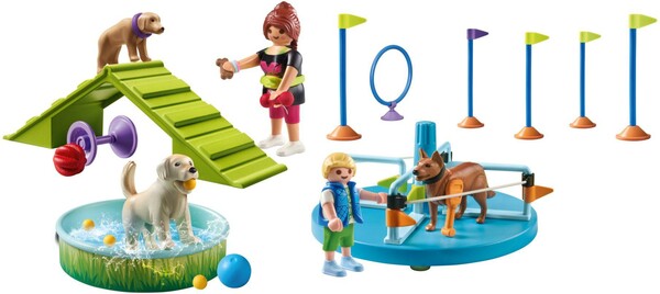 Playmobil Playmobil 71745 Aire de jeux pour chiens, enfant et éducatrice 4008789717450