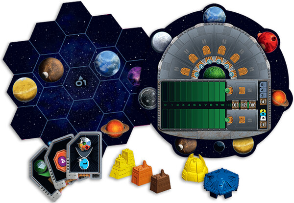 Super Meeple Projet Gaia (fr/en) base Un jeu de Terra Mystica 3665361044253