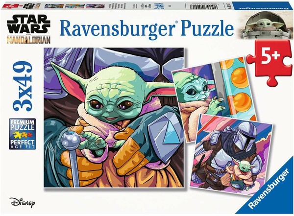 Ravensburger Casse-tête 49x3 Le Mandalorien Grogu en images 4005556052417