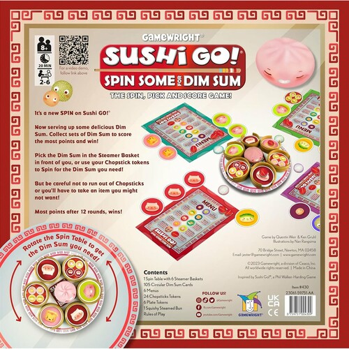 Gamewright Sushi Go! (en) Spin Some for Dim Sum 759751004309