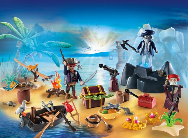Playmobil Playmobil 6625 Calendrier de l'Avent Île au trésor des pirates (sep 2016) 4008789066251