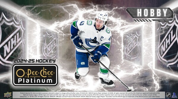Upper Deck Upper Deck O-Pee-Chee Platinum Hockey 24/25 booster box 053334825481