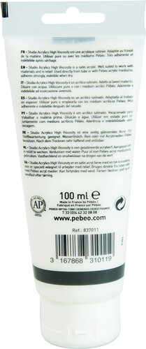 pébéo Acrylique Studio 100ml blanc de titane 11 3167868310119