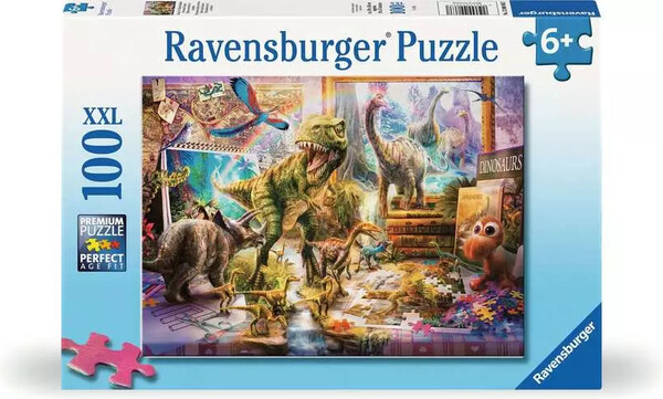 Ravensburger casse-tete Casse-tête 100 XXL Dinosaure escape 4005555008637