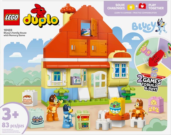 LEGO LEGO 10459 Bluey La maison de famille et le jeu de mémoire 673419405874