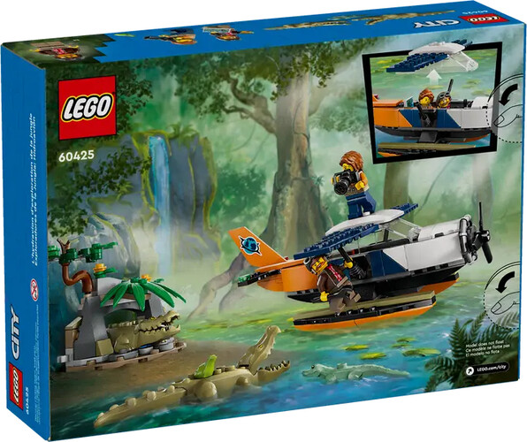 LEGO LEGO 60425 L’hydravion d’exploration de la jungle 673419390019