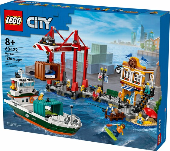 LEGO LEGO 60422 Le port maritime et le navire de marchandises 673419390194