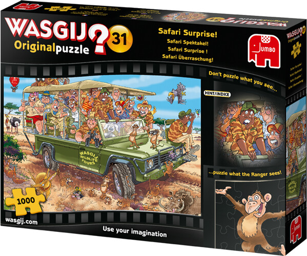 Jumbo Casse-tête 1000 wasgij original #31 Safari surprise ! 8710126191644