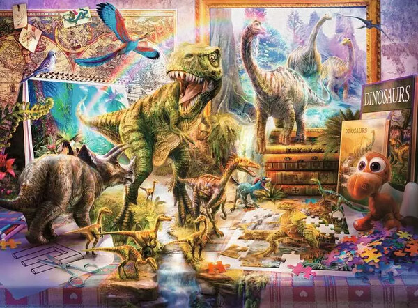 Ravensburger casse-tete Casse-tête 100 XXL Dinosaure escape 4005555008637