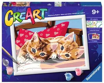 Ravensburger CreArt Peinture à numéro CreART Doux petits chatons 4005556289387