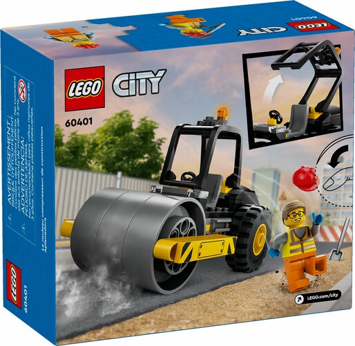 LEGO LEGO 60401 Le rouleau compresseur de chantier 673419386890