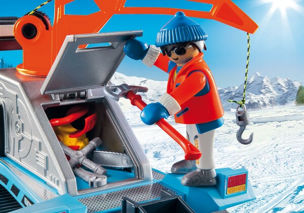 Playmobil Playmobil 9500 Agent avec chasse-neige 4008789095008