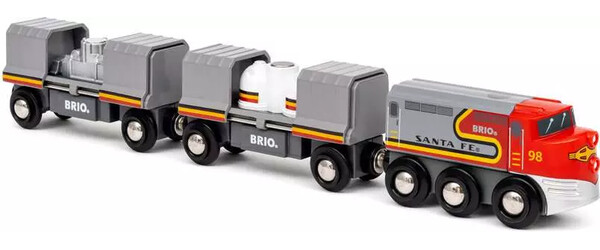 Brio Train Brio Train en bois Locomotive du monde - Train Santa Fe US 7312350360899