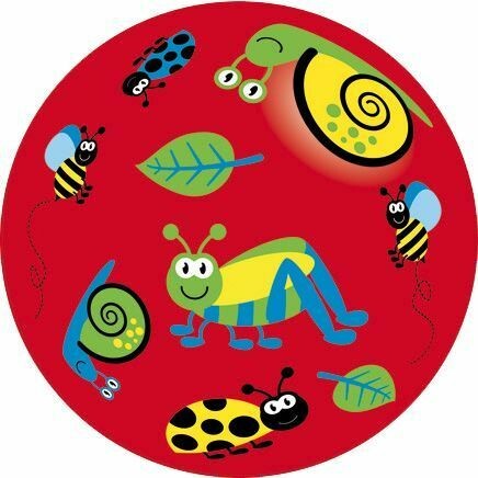 Fabricas Selectas Ballon rouge insectes 8" non gonflé (Inflate-a-ball) 754316132060