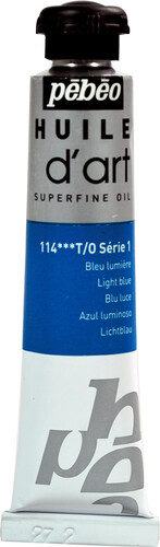 pébéo Huile d'art 37ml bleu lumière 114 3167860141148