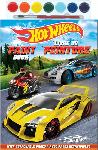 Imagine Publications Livre de peinture Hot Wheels (fr/en) 9782897133955