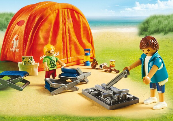 Playmobil Playmobil 70089 Tente et campeurs 4008789700896