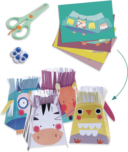 Djeco Coffret multi-activités - Les animaux et leurs maisons 3070900092938